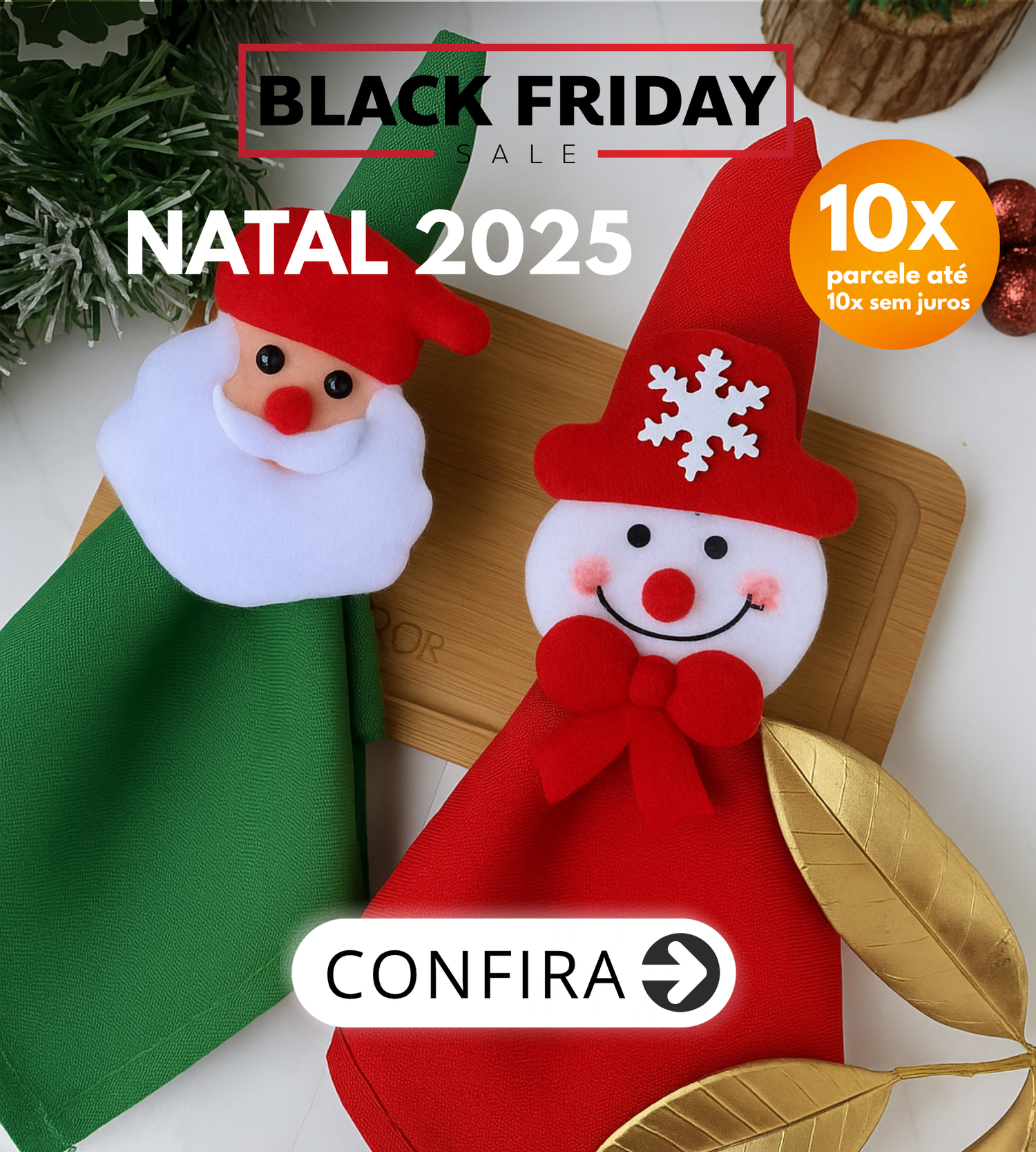 Natal | Decoração e Acessórios para a Festa