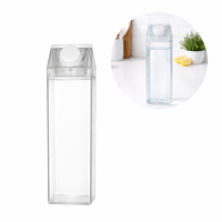 Garrafa Organizadora Transparente para Chá, Achocolatado, Suco ou Água 500ml