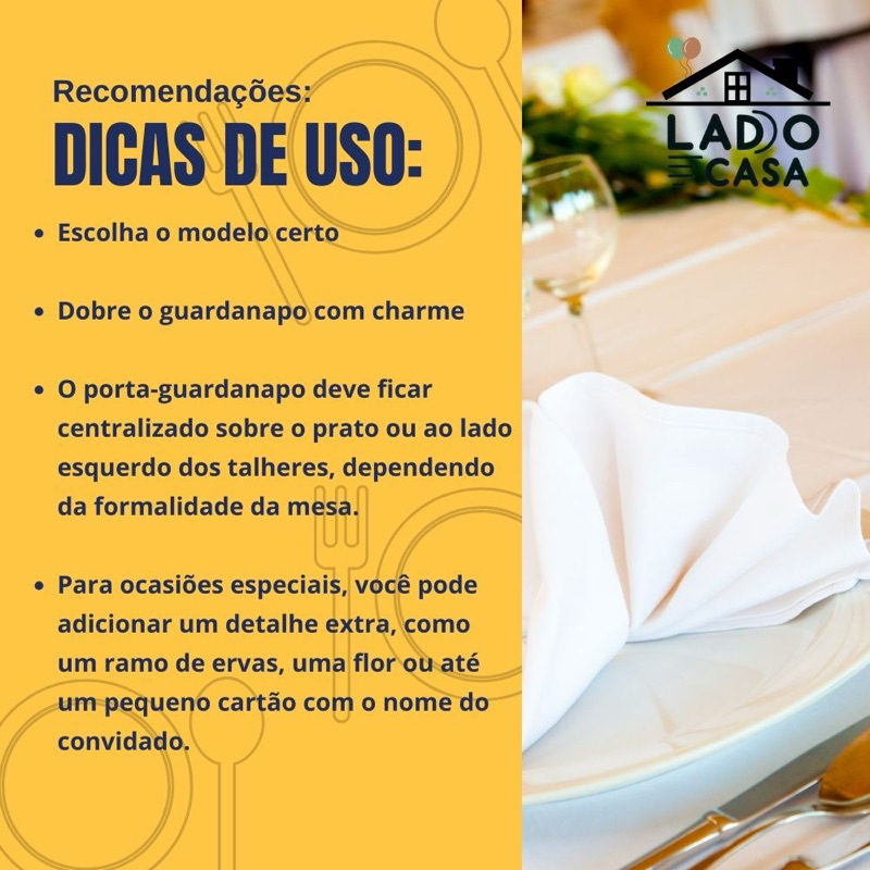 Kit 06 Anel Porta Guardanapo Argola  Mesa Posta Páscoa Coelho Metalizado