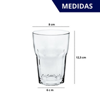Jogo 3 copos de Vidro Grande 360ml