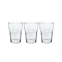 Jogo 3 copos de Vidro Grande 360ml