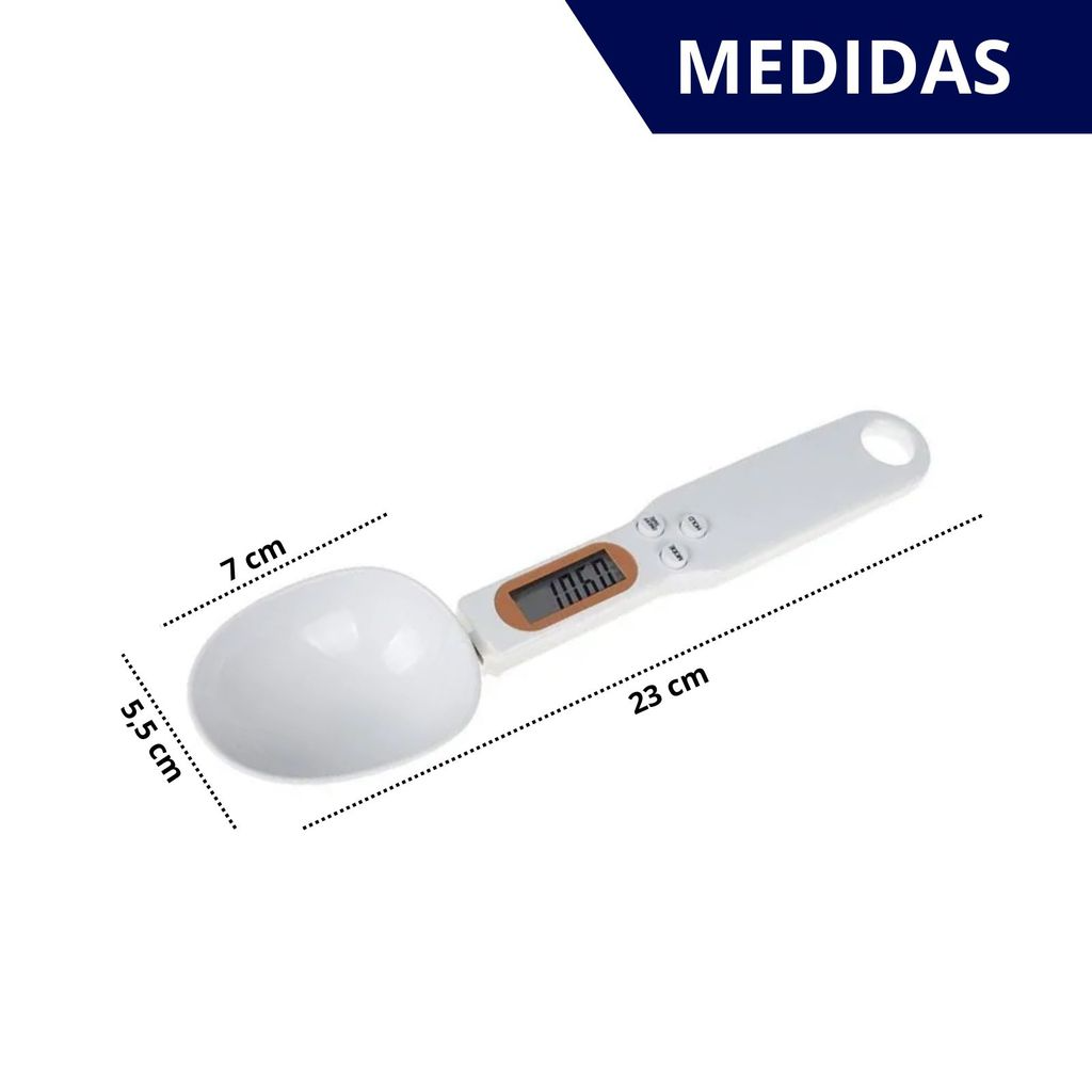 Colher Medidora Digital de Alta Precisão para Cozinha