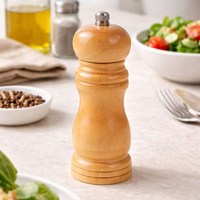 Moedor de Pimenta e Tempero de Madeira