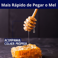 Meleira de Cerâmica em Formato de Colmeia com Abelinha