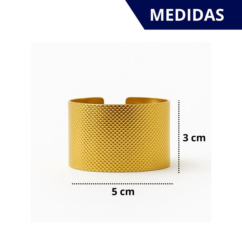 04 Anel Porta Guardanapo Metal Geométrico texturizado