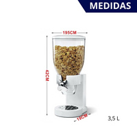 Dispenser Dosador Para Arroz, Feijão, Ração e Grãos 2L - Organização e Praticidade com Personalização