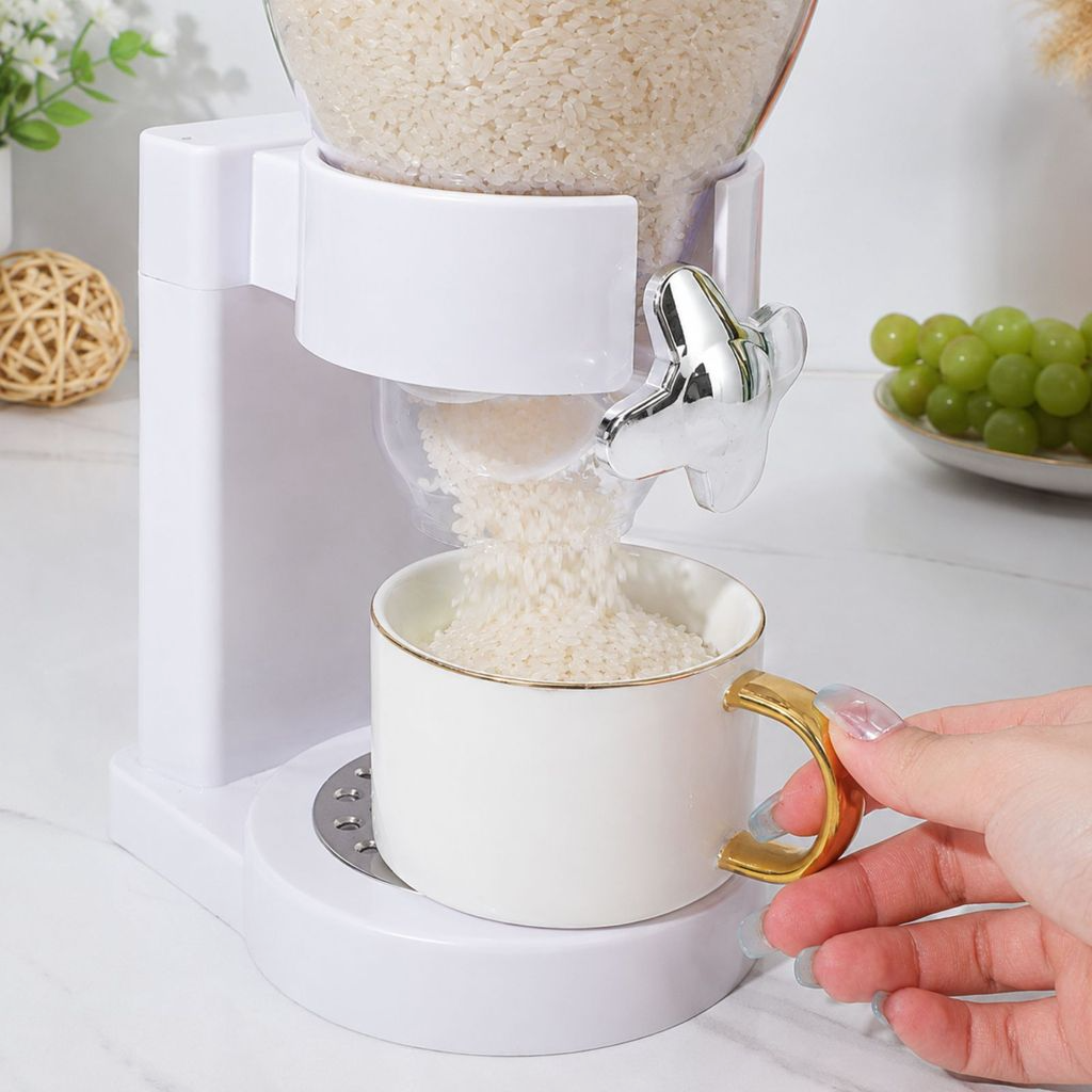 Dispenser Dosador Para Arroz, Feijão, Ração e Grãos 2L - Organização e Praticidade com Personalização