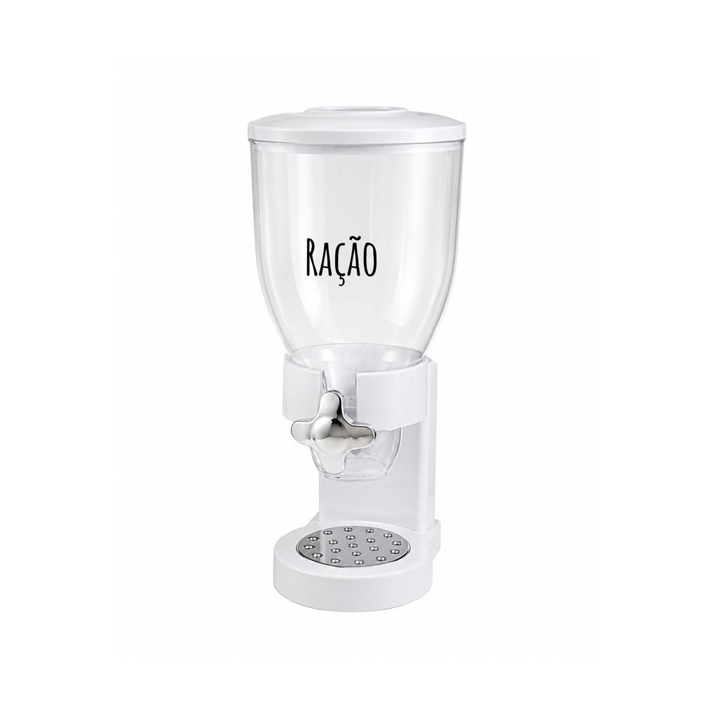 Dispenser Dosador Para Arroz, Feijão, Ração e Grãos 2L - Organização e Praticidade com Personalização