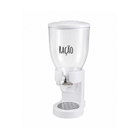 Dispenser Dosador Para Arroz, Feijão, Ração e Grãos 2L - Organização e Praticidade com Personalização