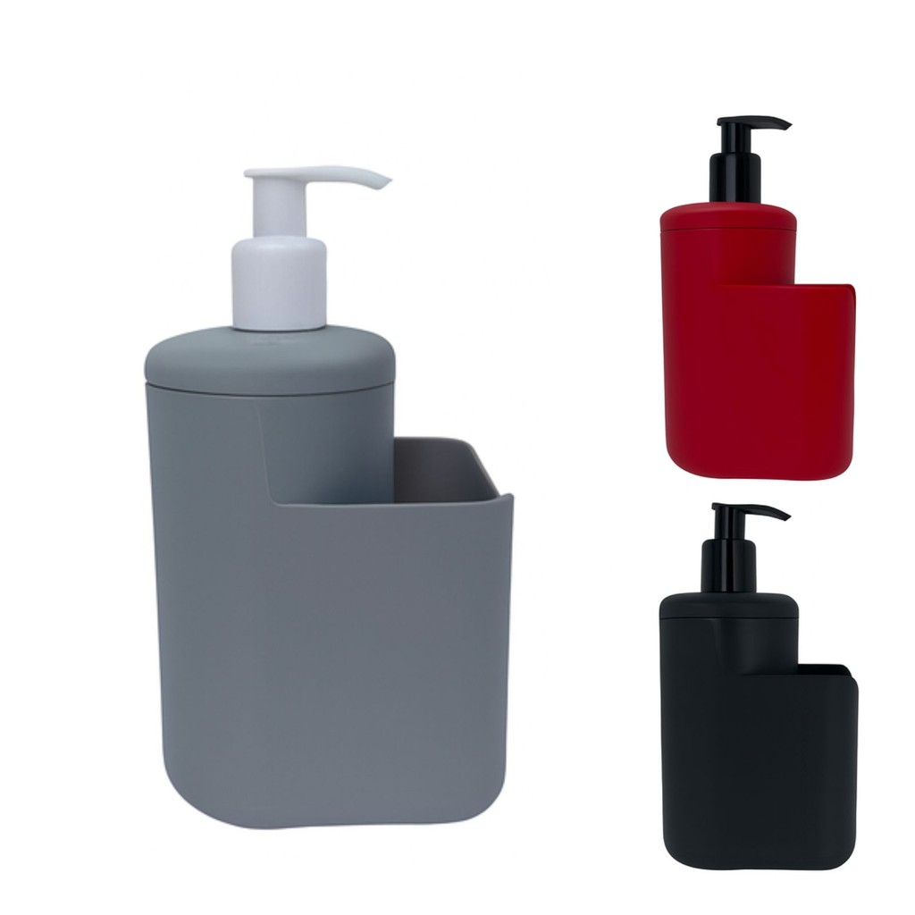 Dispenser de Sabonete Líquido com Porta Esponja