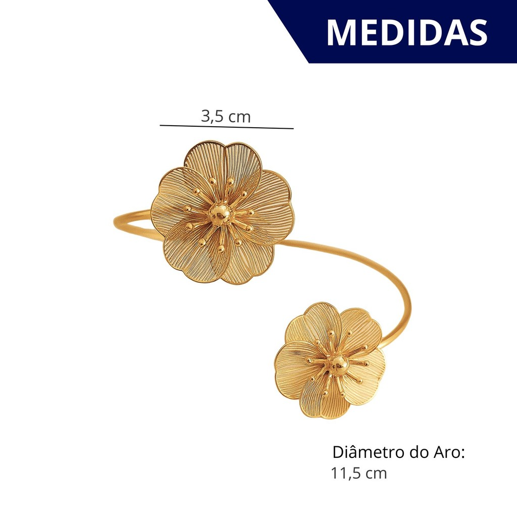 Kit 02 Prendedores de cortina Flor Rendada em Aço