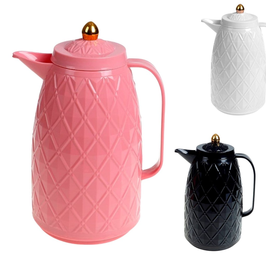 Garrafa Termica Diamond com Tampa Dourada 1 Litro