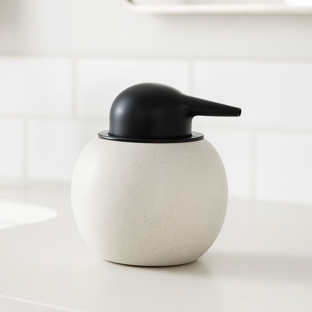 Dispenser de Sabonete Líquido para Banheiro Minimalista Chique e Moderno