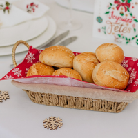 Kit com 12 Unidades Guardanapo de Papel Natalino Para Mesa Posta