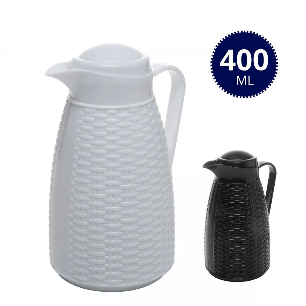 Garrafa Térmica para café New Rattan design Trançado 400ml