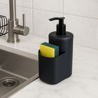 Dispenser de Sabonete Líquido com Porta Esponja