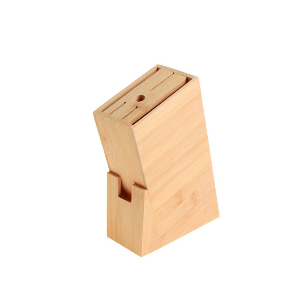 Suporte Organizador para Facas em Bambu Natural