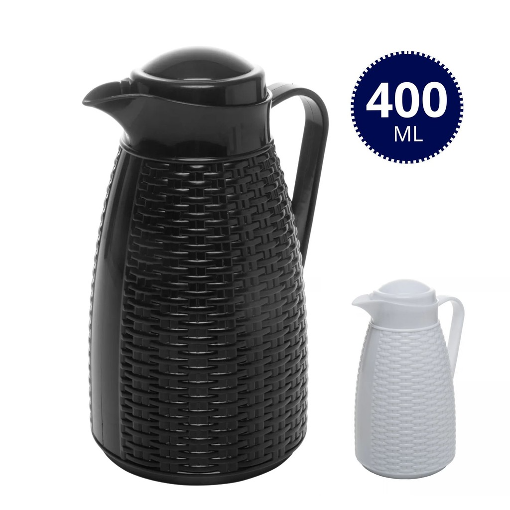 Garrafa Térmica para café New Rattan design Trançado 400ml