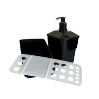 Dispenser de Detergente com Porta Esponja 600 ml- Organizador Moderno de Pia