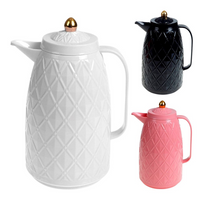 Garrafa Termica Diamond com Tampa Dourada 1 Litro