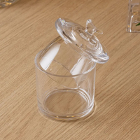 Manteigueira Francesa de Vidro Com Tampa formato de Pássaro 9,5x9,5x11