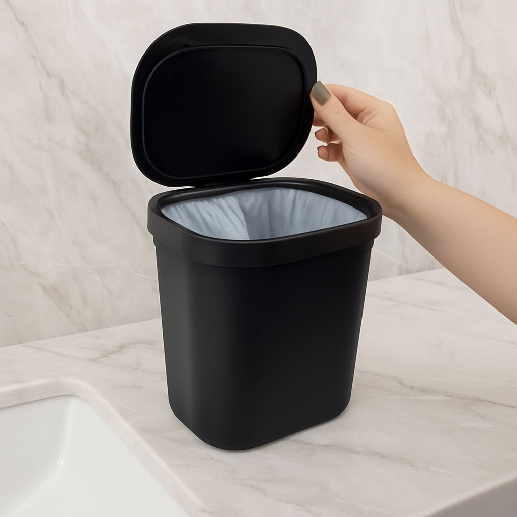 Lixeira Compacta 3,5L com Tampa