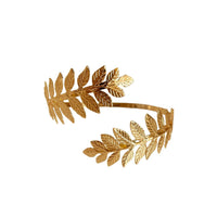 Kit 02 Prendedores de cortina de Metal Folhas Jardim Elegante Com Detalhes em Relevo