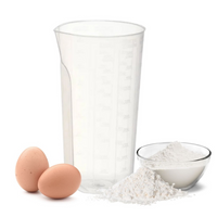 Kit 1 Copo Medidor de Plástico Com relevo 500ml