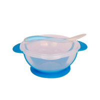 Kit Pote Infantil com Ventosa + Colher - Alimentação Segura e Pratica