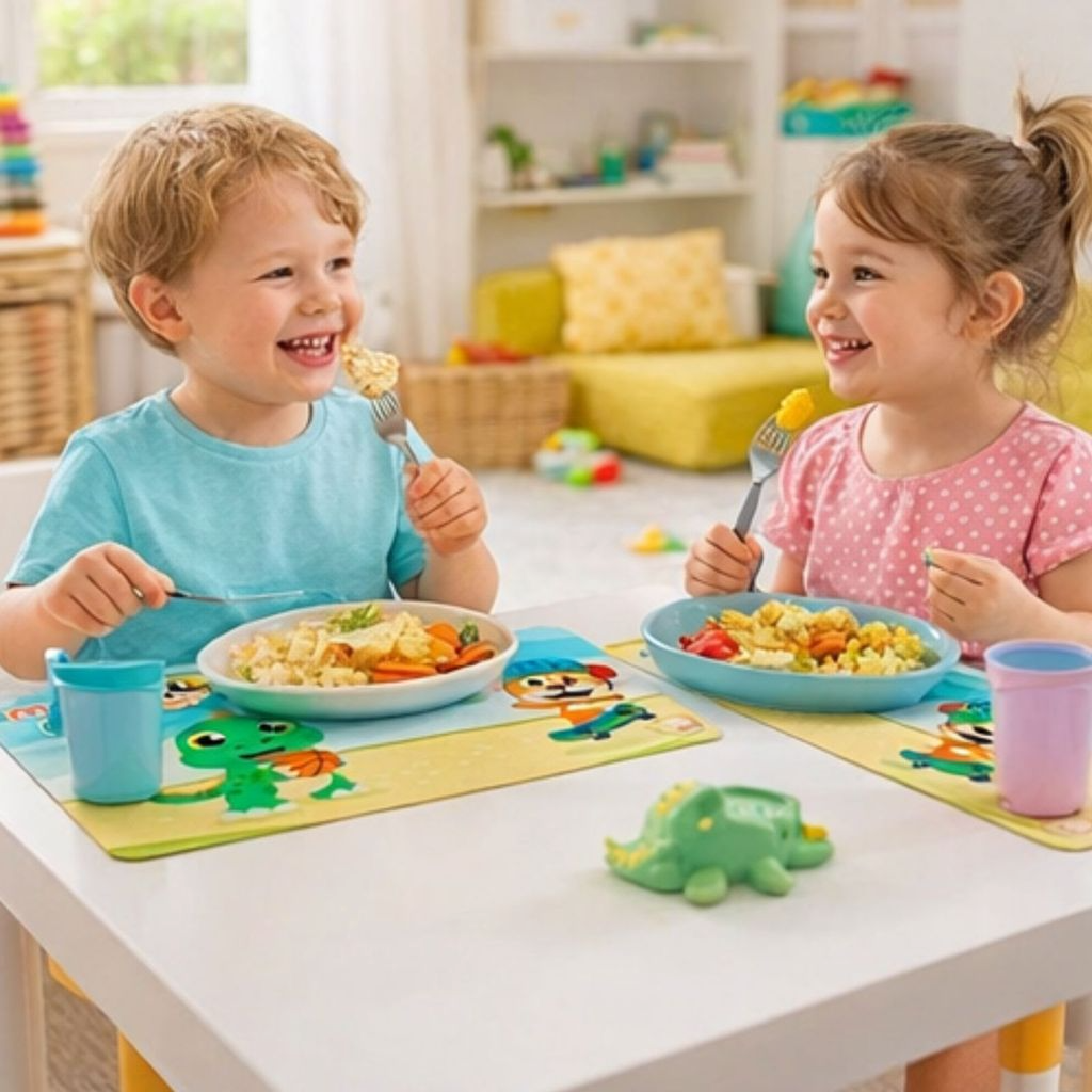 Kit 2 Jogos americano Infantil Para Refeições