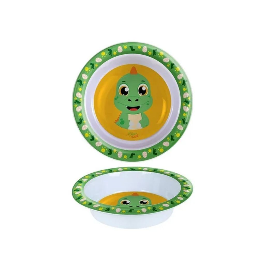 Tigela Infantil Antiderrapante Personagens – Prato Fundo para Crianças