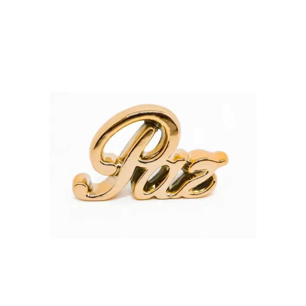 Enfeite Decorativo em Porcelana Palavra Paz