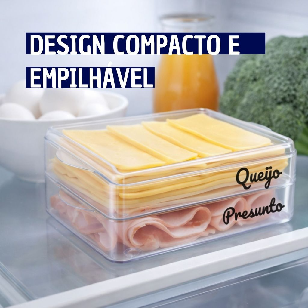 Porta Frios Personalizado Organizador Duplo