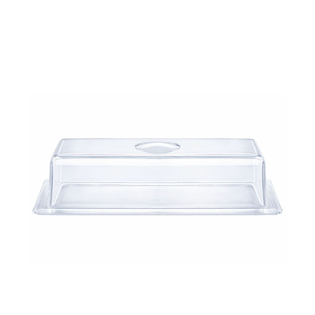 Porta Pão e Porta Bolo em Acrilico Transparente  Retangular Personalizado