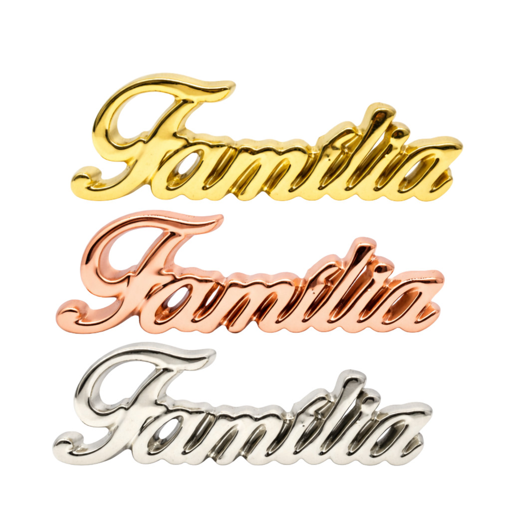 Enfeite Decorativo em Porcelana Palavra Família