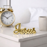 Enfeite Decorativo em Porcelana Palavra Jesus