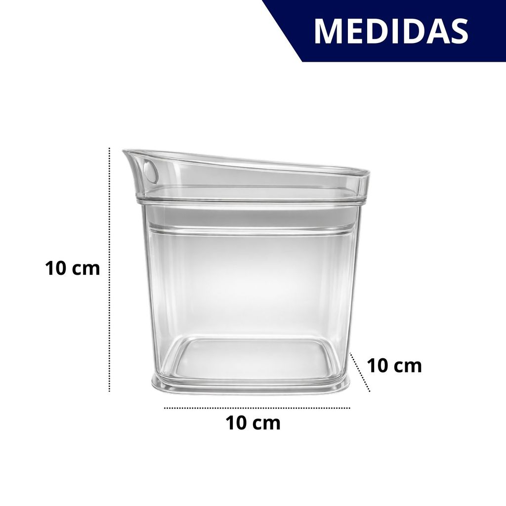Pote Multiuso Hermetico Organizadores Porta Mantimentos 600 ml