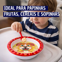 Tigela Infantil Antiderrapante Personagens – Prato Fundo para Crianças