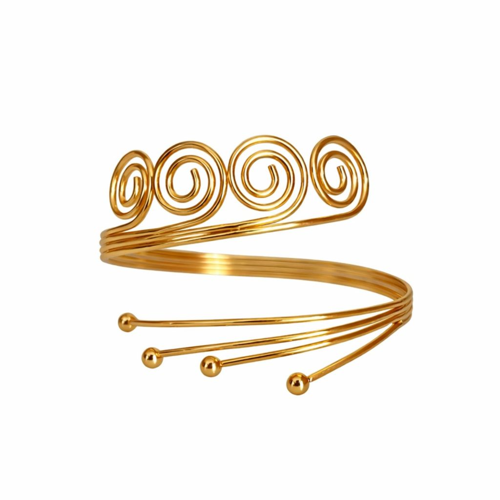 Kit 02 Prendedores de Cortina de Aço Espiral Arredondado