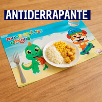 Kit 2 Jogos americano Infantil Para Refeições