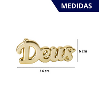 Enfeite Decorativo em Porcelana Palavra Deus
