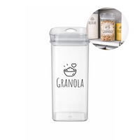 Pote Hermético Organizador Transparente para Cozinha