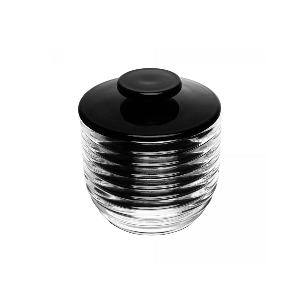 Manteigueira Francesa de Vidro Colmeia com Tampa Colorida