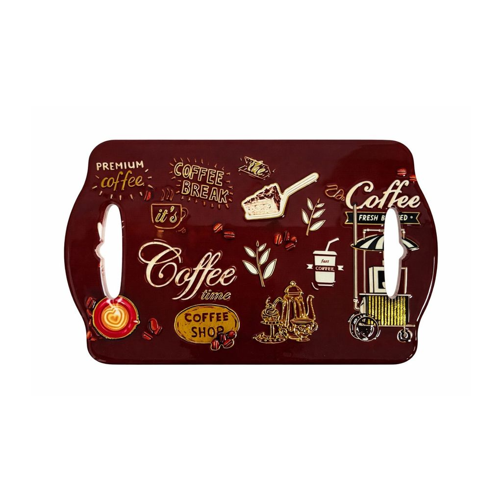 Bandeja de Cerâmica Decorativa Para café Suporte Para Panela Quente