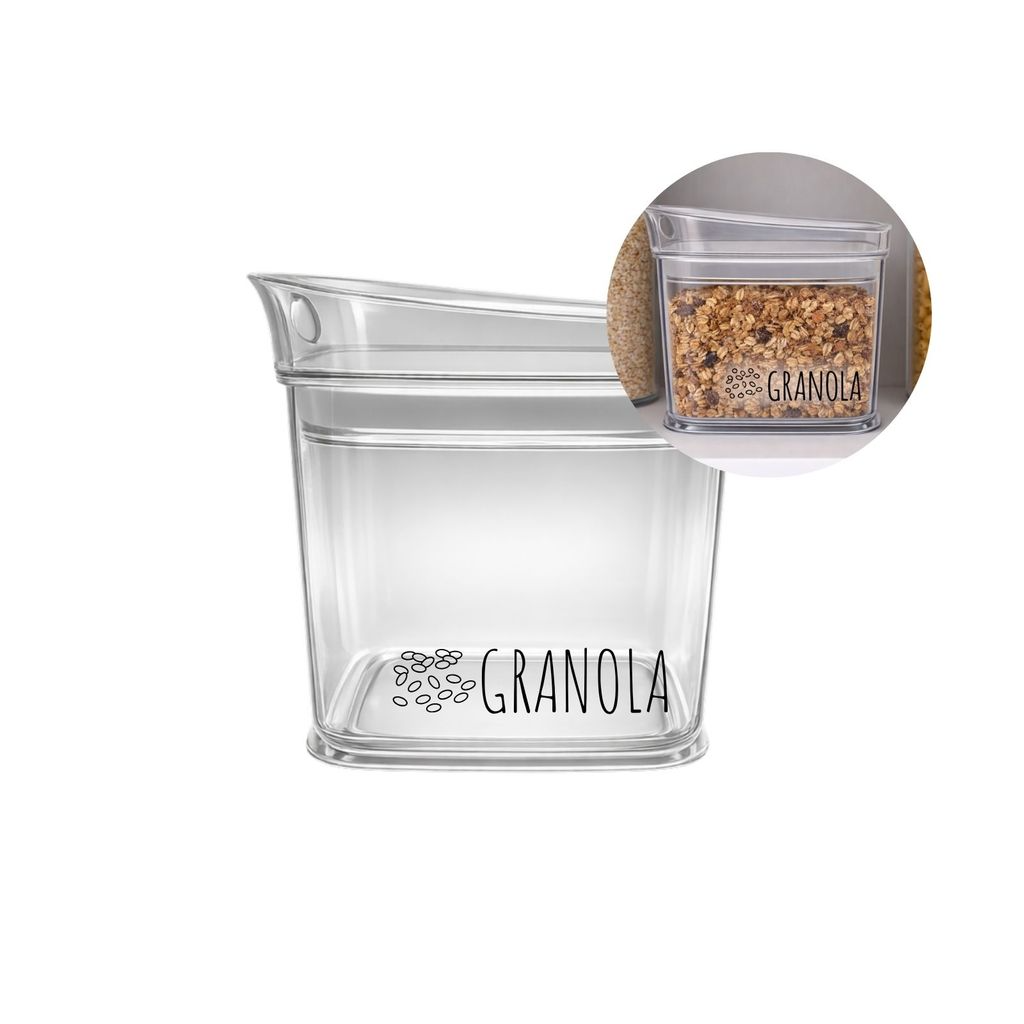 Pote Multiuso Hermetico Organizadores Porta Mantimentos 600 ml