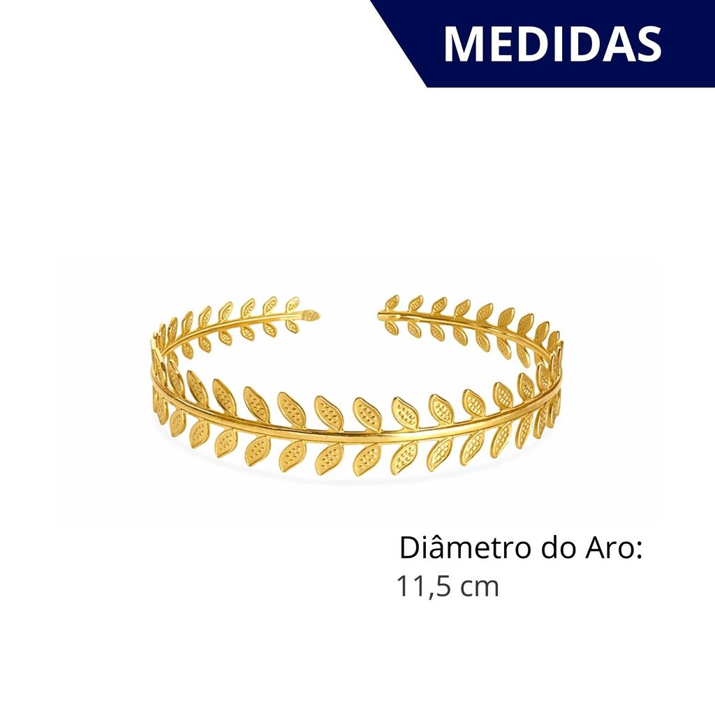 Kit 02 Prendedores de cortina decorativo Folhagem Grega