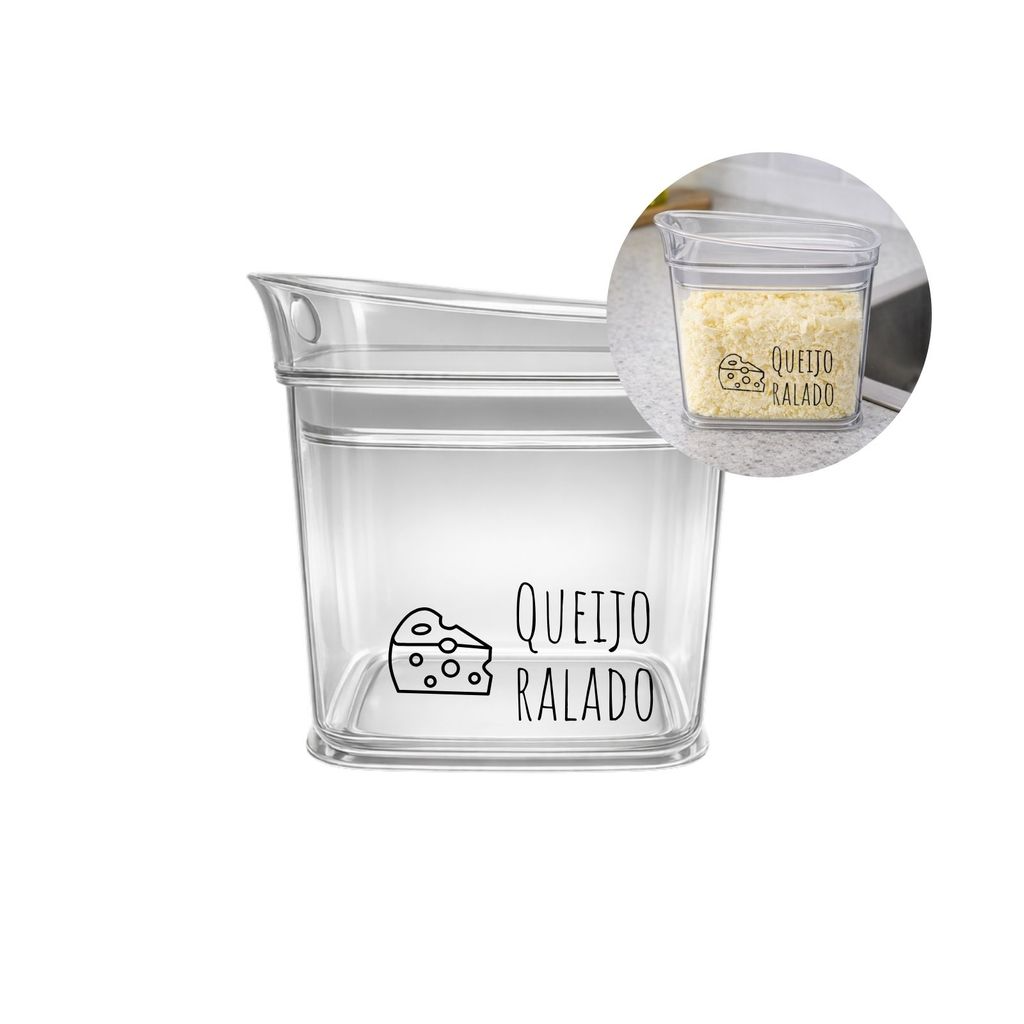 Pote Multiuso Hermetico Organizadores Porta Mantimentos 600 ml