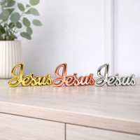 Enfeite Decorativo em Porcelana Palavra Jesus