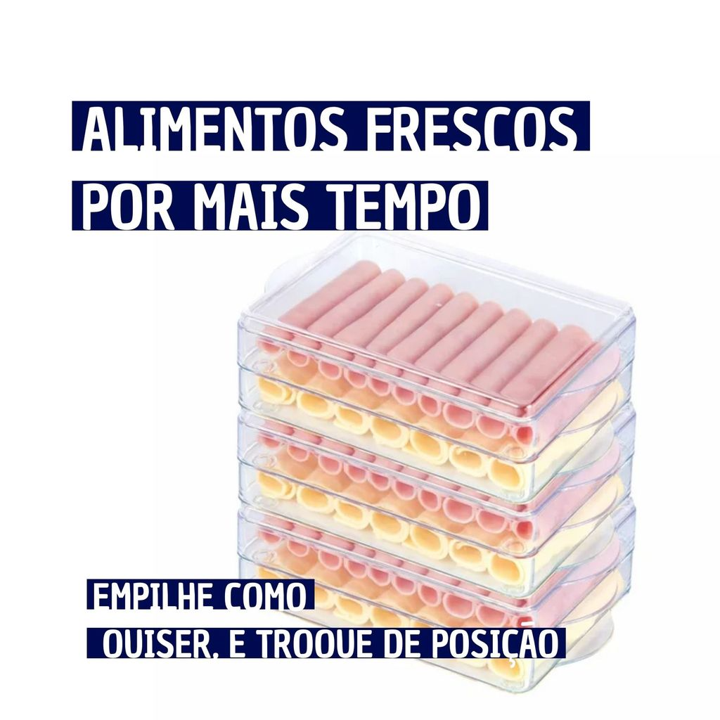 Porta Frios Personalizado Organizador Duplo