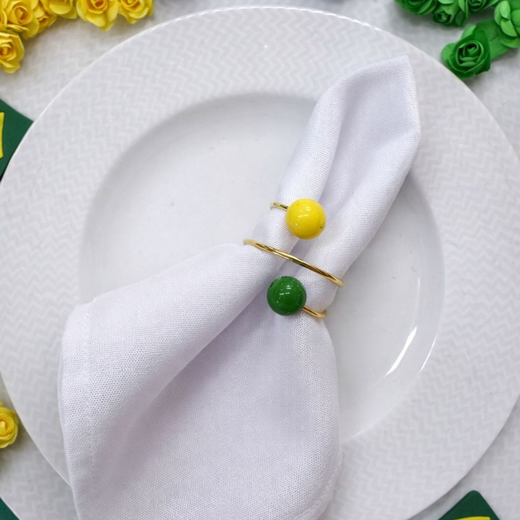 Kit 06 Anel de Guardanapo Para Copa do Mundo Brasil